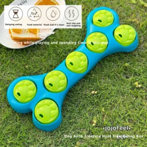 Pet Slow Feeder Toys Cute Bone Shaped Treat Dispenser